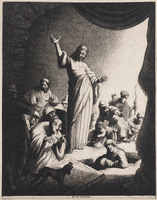 KG 04002
<br/>
Opwekking van Lazarus
<br/>
<em>Vliet, Johannes Gillisz. van (ca. 1600/1610-1668)</em>